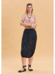 Elastic Waist Crotch Low Anthracite Bohemian Shalwar 4542